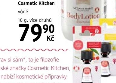 Vůně pro výrobu tělového mléka Cosmetic Kitchen