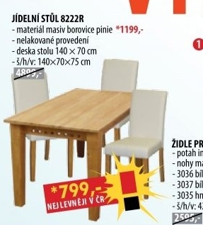 Jídelní stůl 8222R