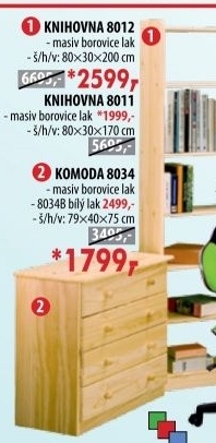 Knihovna 8012 lak