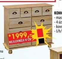 Komoda se zásuvkami 8044