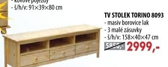 TV stolek TORINO