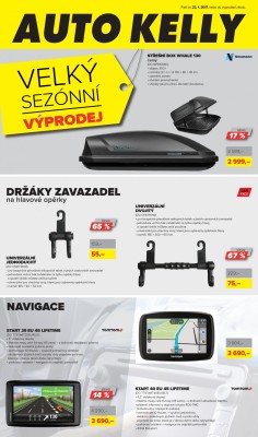 akční leták Auto Kelly 2.1.2017-22.1.2017