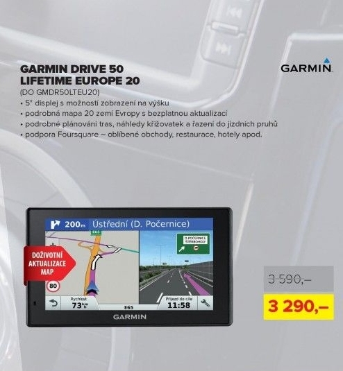 Navigace Garmin Drive 50 Lifetime Europe 20
