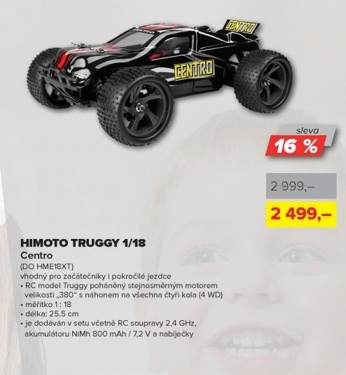 HIMOTO Truggy 1/18 - CENTRO