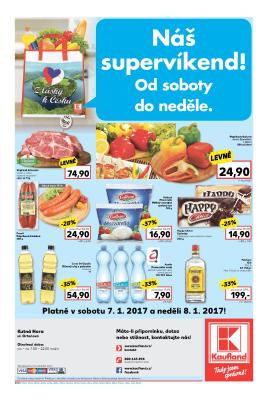 akční leták Kaufland 5.1.2017-11.1.2017