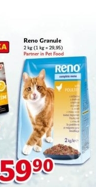 Granule pro kočky Reno