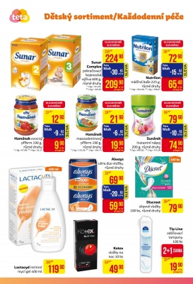 akční leták Teta drogerie 5.1.2017-14.1.2017