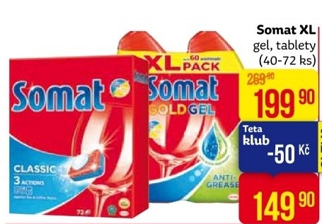 Gely do myčky Somat