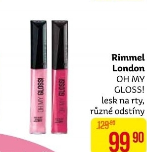 Lesk na rty Oh My Gloss! Rimmel