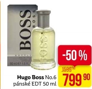 Toaletní voda pánská No.6 Hugo Boss