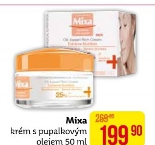 Krém pleťový bohatý výživný s pupalkovým olejem Mixa