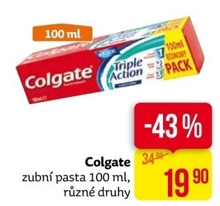 Pasty na zuby Colgate