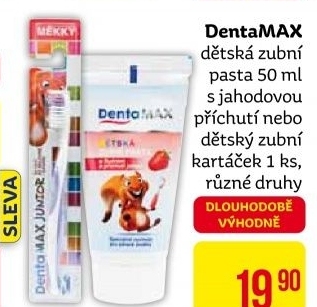 Pasta na zuby dětská Dentamax