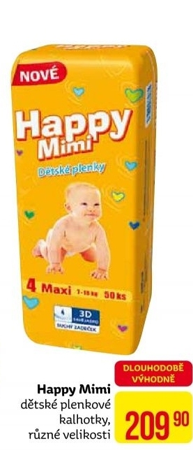 Pleny dětské Happy Mimi