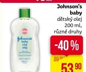 Olej tělový dětský Baby Johnson's
