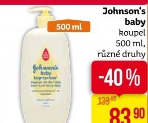 Koupel dětská Johnson's Baby