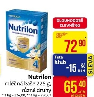 Kaše mléčná Nutrilon