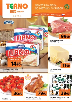 akční leták COOP 4.1.2017-10.1.2017