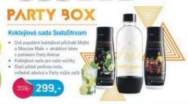 PARTY BOX 2x koktejl + lahev