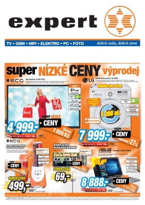 akční leták Expert elektro 5.1.2017-11.1.2017