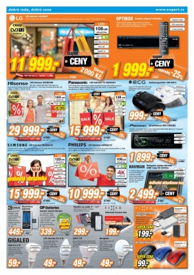 akční leták Expert elektro 5.1.2017-11.1.2017