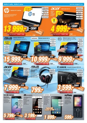 akční leták Expert elektro 5.1.2017-11.1.2017