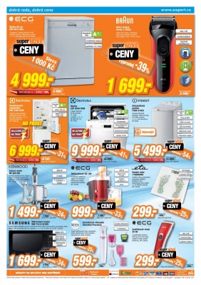akční leták Expert elektro 5.1.2017-11.1.2017