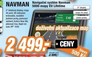 MIO Navman 5000 LM GPS mapy EU Lifetime