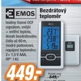 EMOS E0107 TEPLOMĚR BEZDRÁTOVÝ