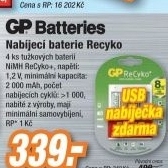 GP B0411 BAT.RECYKO HR6 4BL+USB
