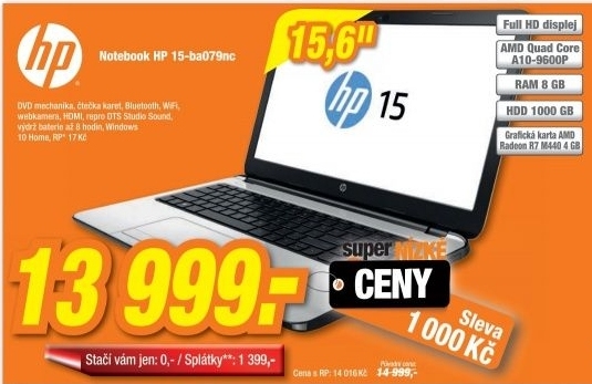 HP 15-ba079nc/WIN10
