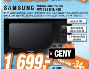 SAMSUNG MW 733 K-B/XEO