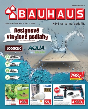 akční leták BAUHAUS 6.1.2017-2.2.2017