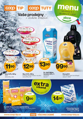 akční leták COOP 4.1.2017-17.1.2017