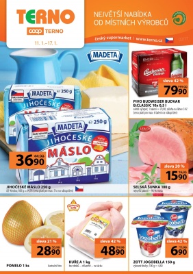 akční leták COOP 11.1.2017-17.1.2017
