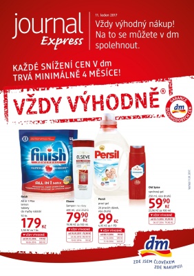 akční leták dm drogerie 11.1.2017-7.2.2017