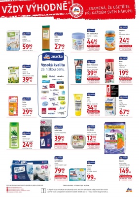 akční leták dm drogerie 11.1.2017-7.2.2017