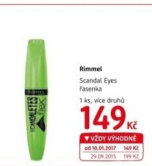 Řasenka Scandals Eyes Rimmel