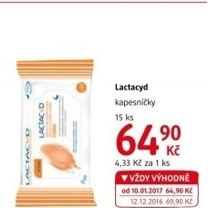 Ubrousky pro intimní hygienu Lactacyd