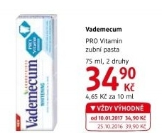 Pasta na zuby Pro Vitamin Vademecum
