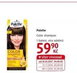 Barva na vlasy Color Shampoo Palette Schwarzkopf