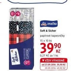 Kapesníčky papírové Soft&amp