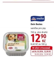 Vanička pro psy Dein Bestes