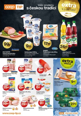 akční leták COOP 11.1.2017-24.1.2017
