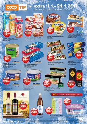 akční leták COOP 11.1.2017-24.1.2017