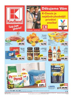 akční leták Kaufland 12.1.2017-18.1.2017
