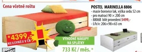 Jednolůžko MARINELLA 8806