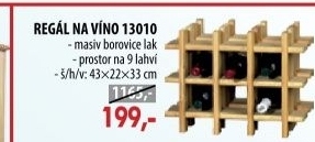 Regál na víno 13010