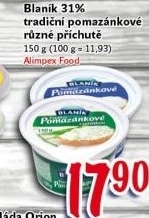 Tradiční pomazánkové Blaník