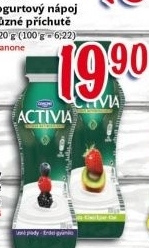 Jogurtový nápoj Activia Danone